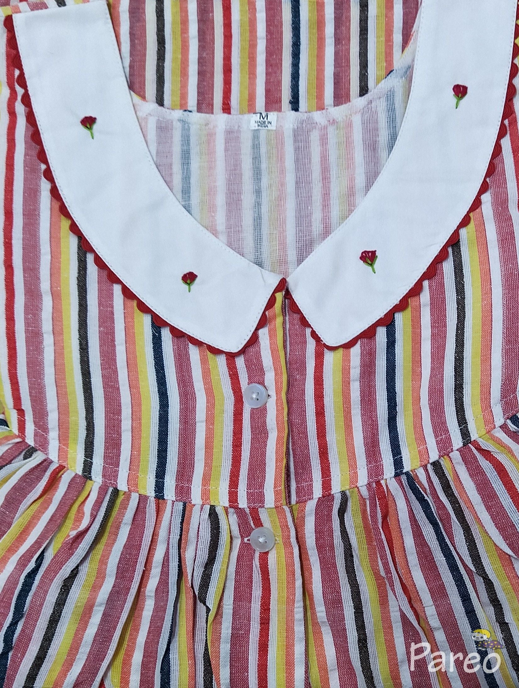 Bantex With Pockets, Half Open Medium Printed Nighty