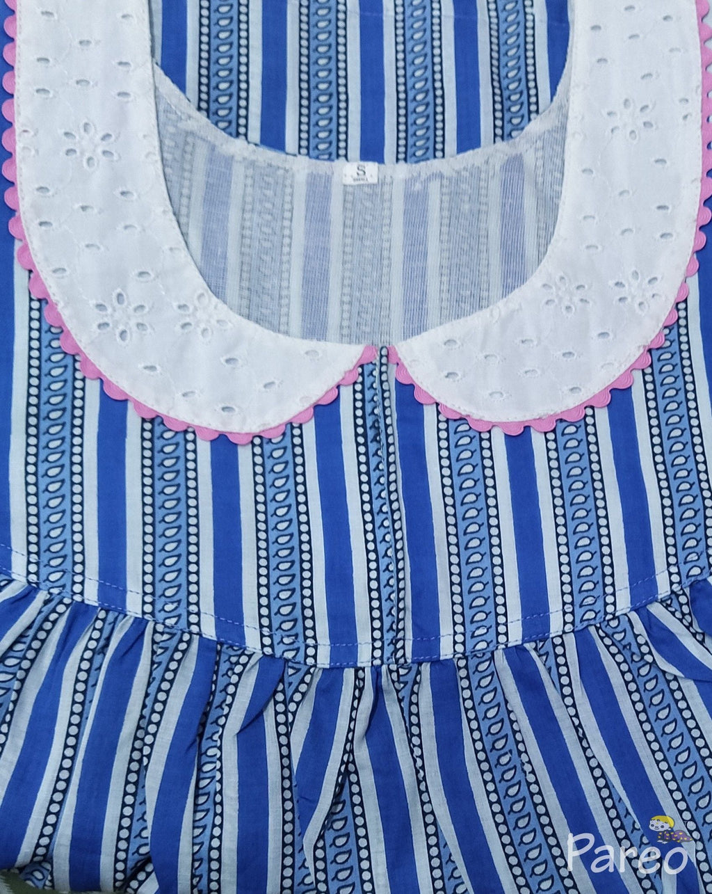 Soft Cotton With Pockets, No Open Small Printed Nighty