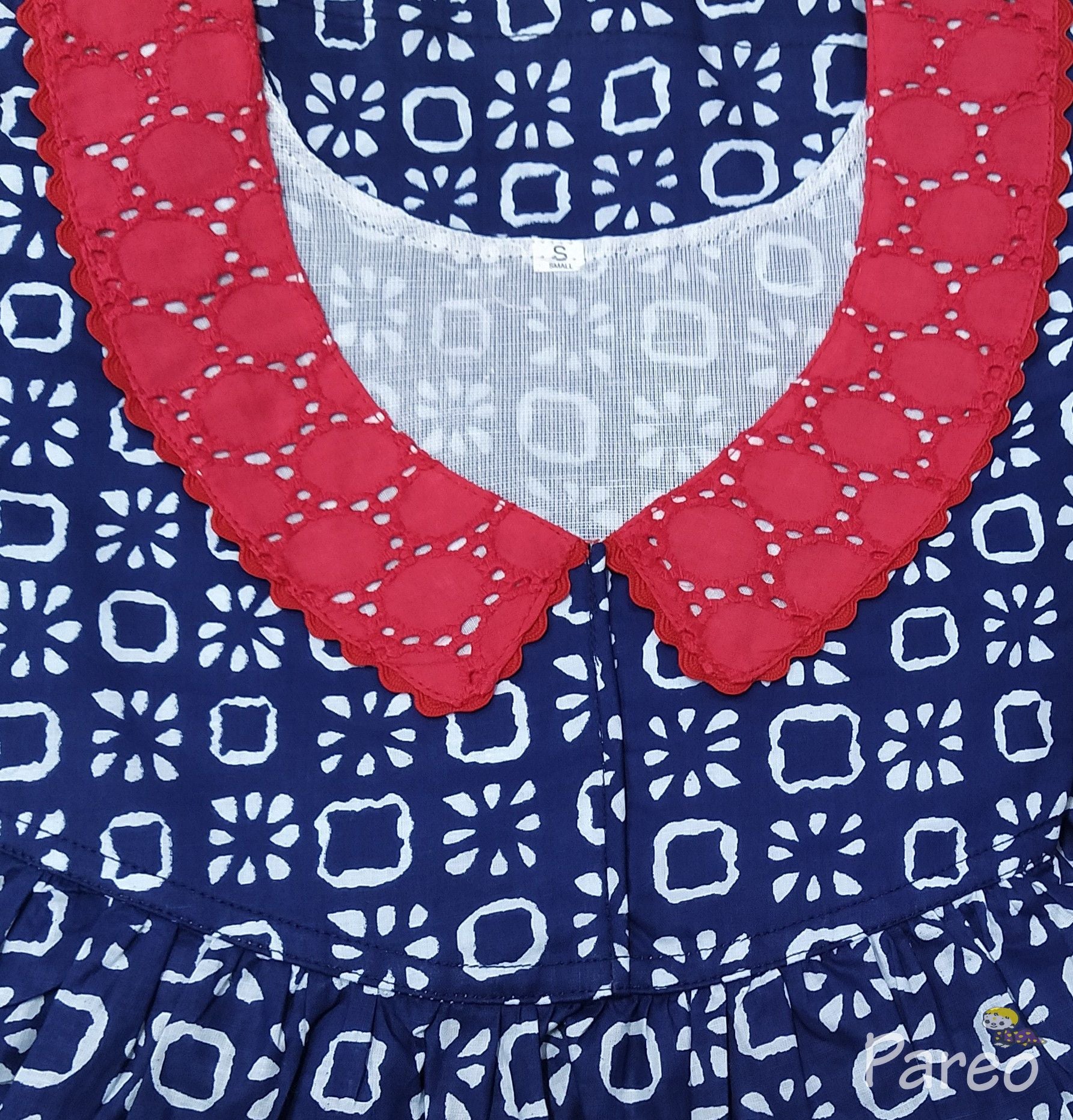 Soft Cotton With Pockets, No Open Small Printed Nighty