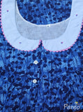 Soft Cotton With Pockets, Half Open Large Printed Nighty