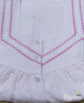 Cotton With Pockets, Half Open Small Printed Nighty