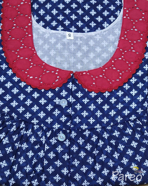 Soft Cotton  Small Printed Nighty