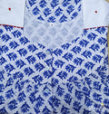 Cotton With Pockets, Half Open Small Printed Nighty