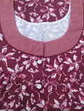 Cotton With Pockets, Half Open Large Printed Nighty
