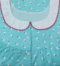 Cotton With Pockets, Half Open Large Printed Nighty