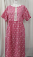 Soft Cotton Side zip, With Pockets, No Open Medium Printed Maternity Wear