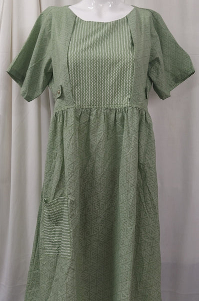 Soft Cotton Side zip, With Pockets, No Open Medium Printed Maternity Wear