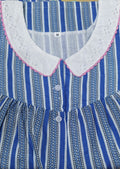 Cotton With Pockets, Half Open Medium Printed Nighty