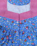 Cotton With Pockets, Half Open Medium Printed Nighty