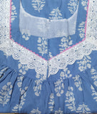 Soft Cotton With Pockets, No Open Medium Printed Nighty