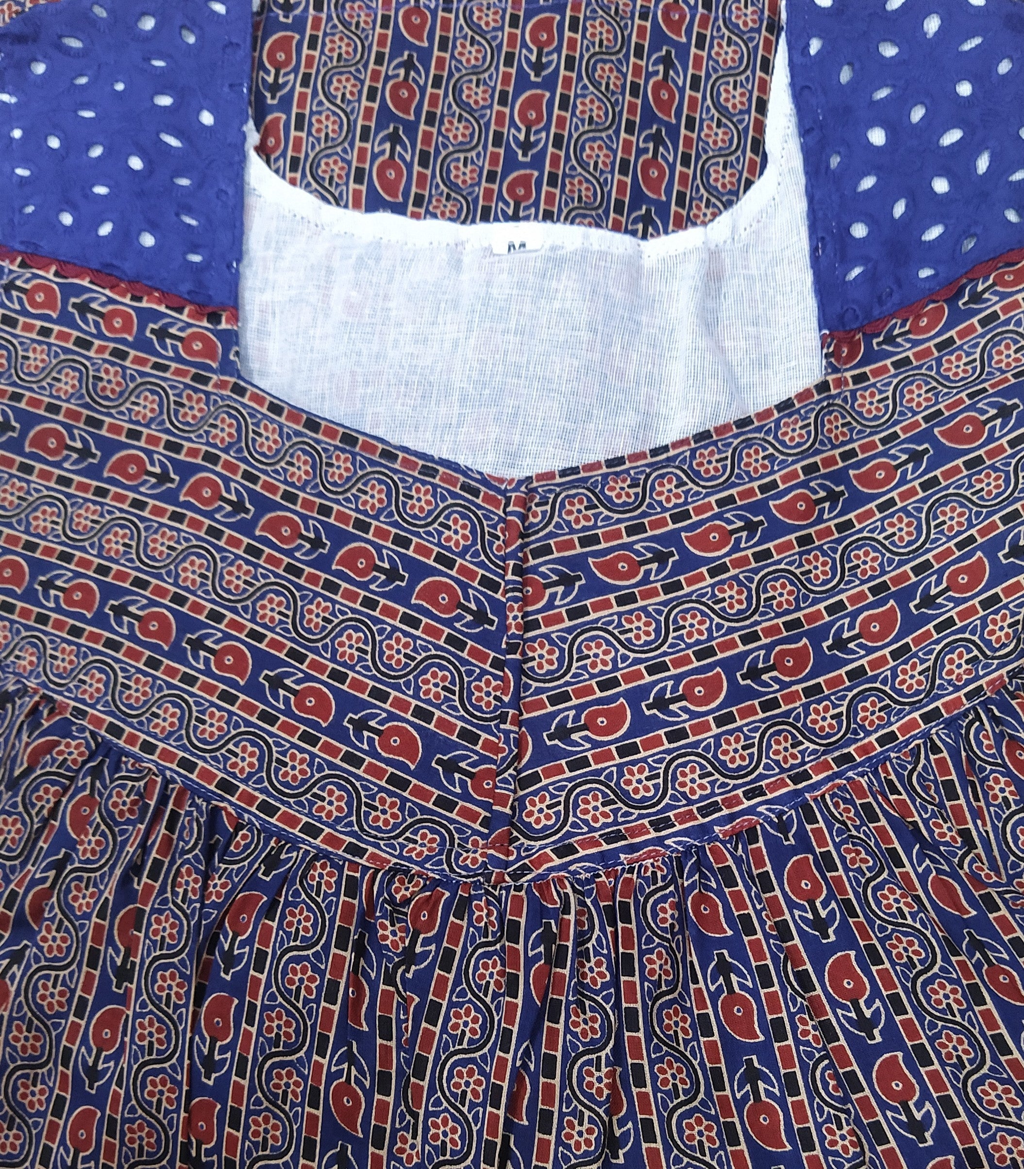 Soft Cotton With Pockets, No Open Medium Printed Nighty