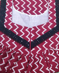 Soft Cotton With Pockets, No Open Medium Printed Nighty