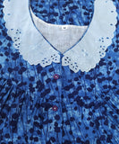 Soft Cotton With Pockets, Half Open Medium Printed Nighty