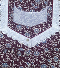 Cotton With Pockets, Half Open Small Printed Nighty