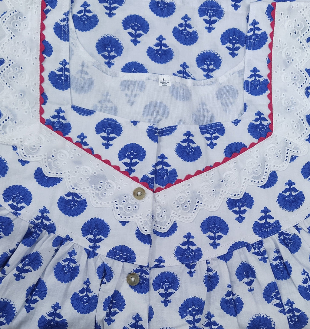 Cotton  Large Printed Nighty