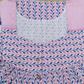 Cotton With Pockets, Half Open Large Printed Nighty