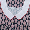 Cotton With Pockets, Half Open Large Printed Nighty