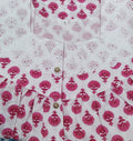 Cotton With Pockets, Half Open Large Printed Nighty