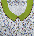 Cotton With Pockets, Half Open Large Printed Nighty
