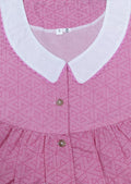 Soft Cotton With Pockets, Half Open Medium-Large Printed Nighty