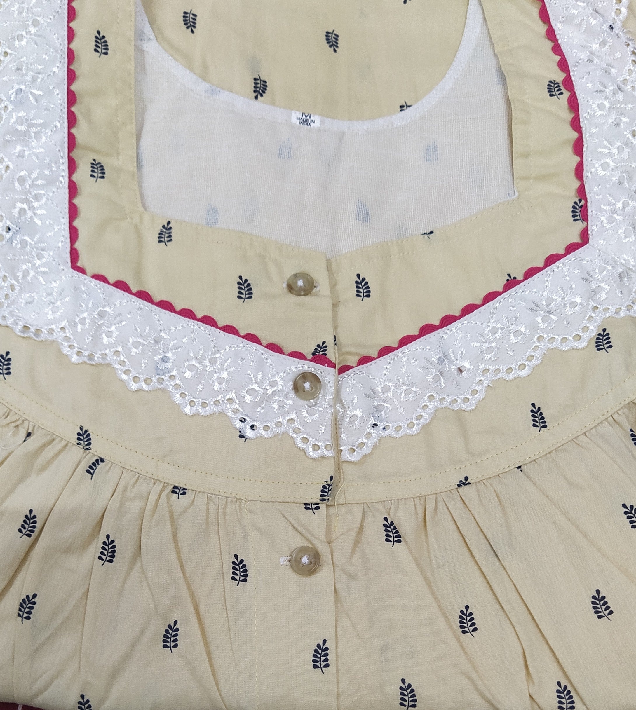 Cotton Full Open Medium Printed Nighty
