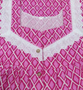 Cotton With Pockets, Half Open Medium-Large Printed Nighty