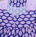Cotton With Pockets, Half Open Small Printed Nighty