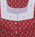 Soft Cotton With Pockets, Half Open Large Printed Nighty