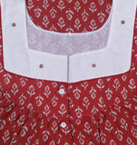 Soft Cotton With Pockets, Half Open Medium-Large Printed Nighty