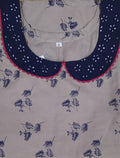Cotton With Pockets, No OpenA line Large Printed Nighty