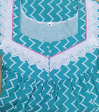 Soft Cotton With Pockets, No Open Medium Printed Nighty