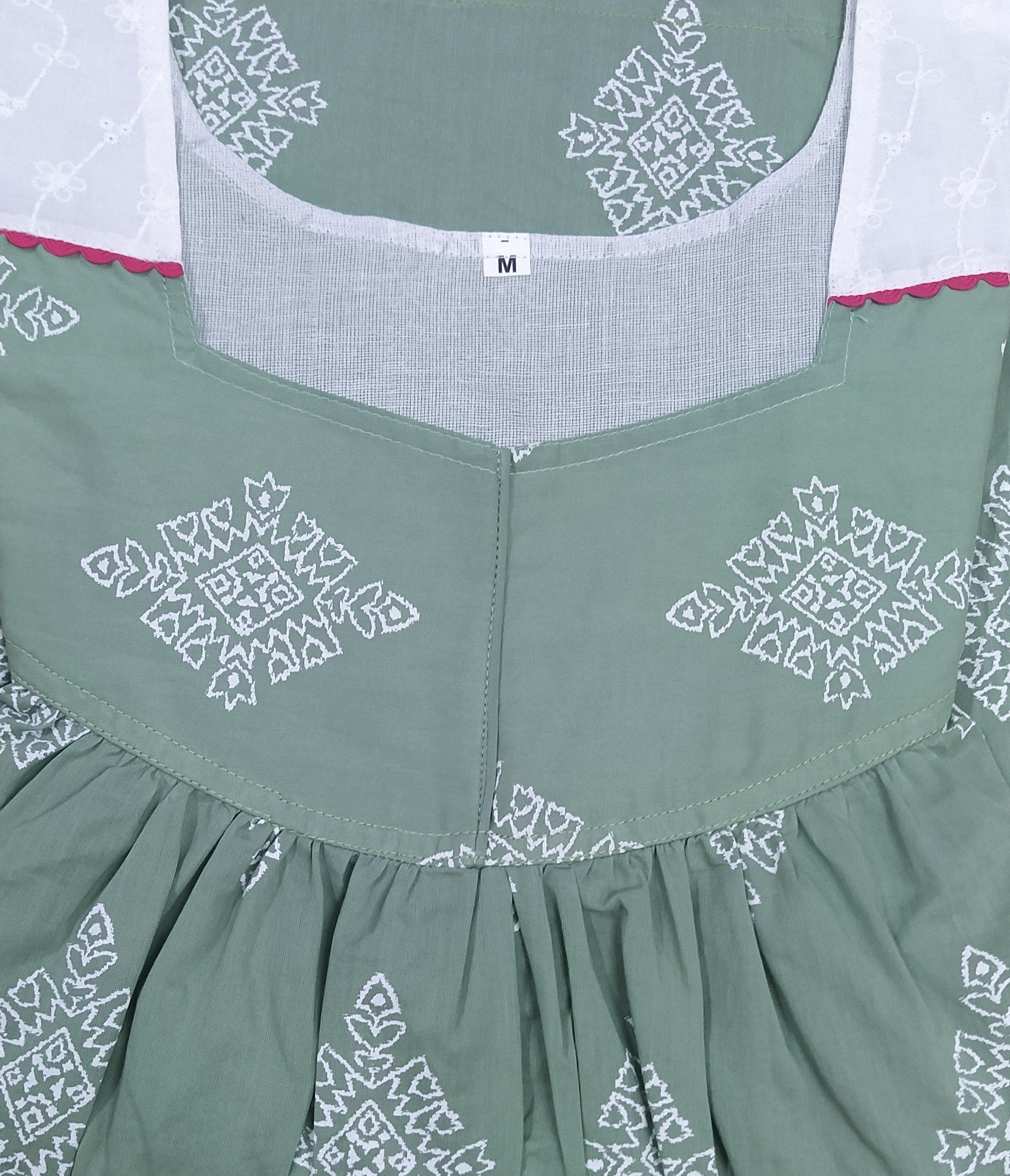 Soft Cotton With Pockets, No Open Medium Printed Nighty