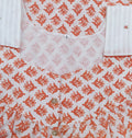 Cotton With Pockets, Half Open Large Printed Nighty