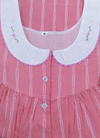 Soft Cotton With Pockets, Half Open, Extra Long Medium Printed Nighty