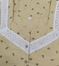 Cotton A-line churidar cut, With Pockets, Half Open Large Printed Nighty