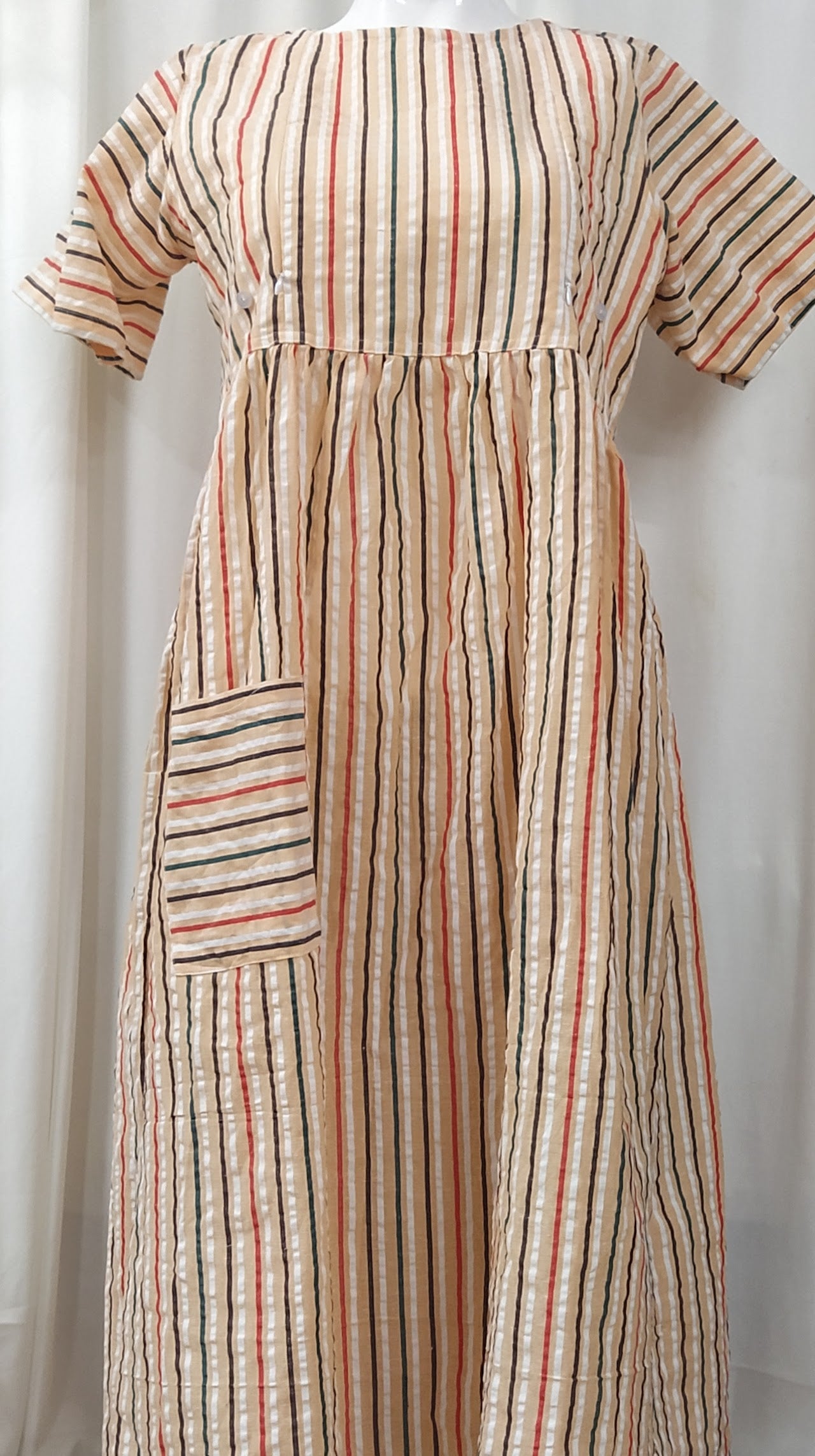 Cotton Side zip, With Pockets Small Printed Maternity Wear
