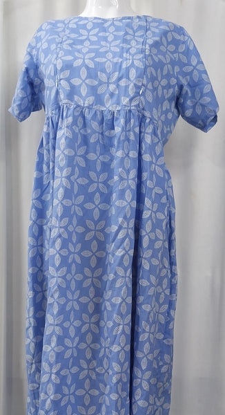 Soft Cotton Side zip, With Pockets, No Open Small Printed Maternity Wear