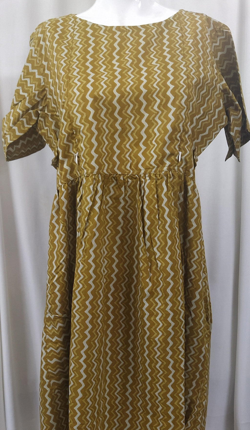 Cotton Side zip, With Pockets, No Open Medium Printed Maternity Wear