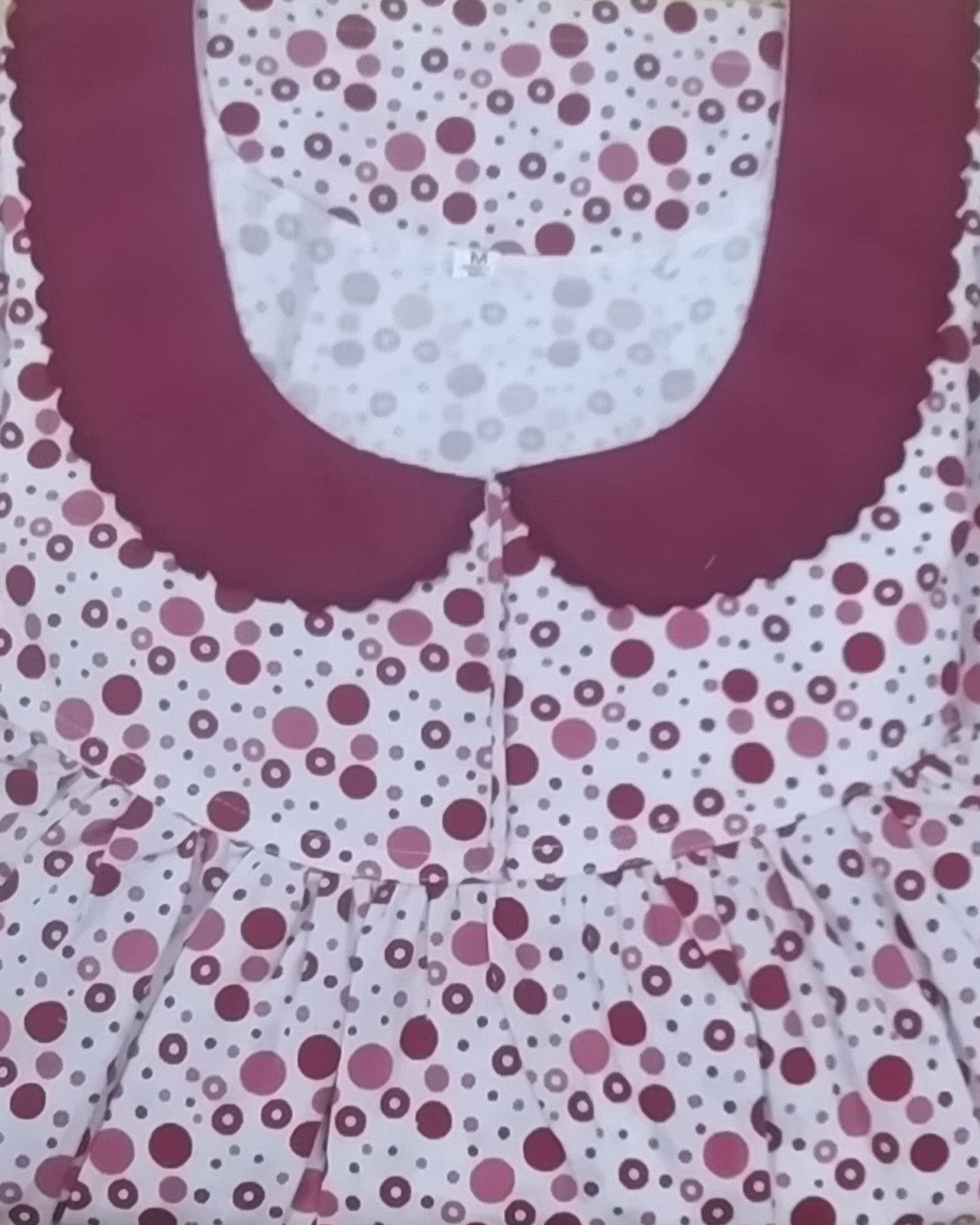 Cotton With Pockets, No Open Medium Printed Nighty