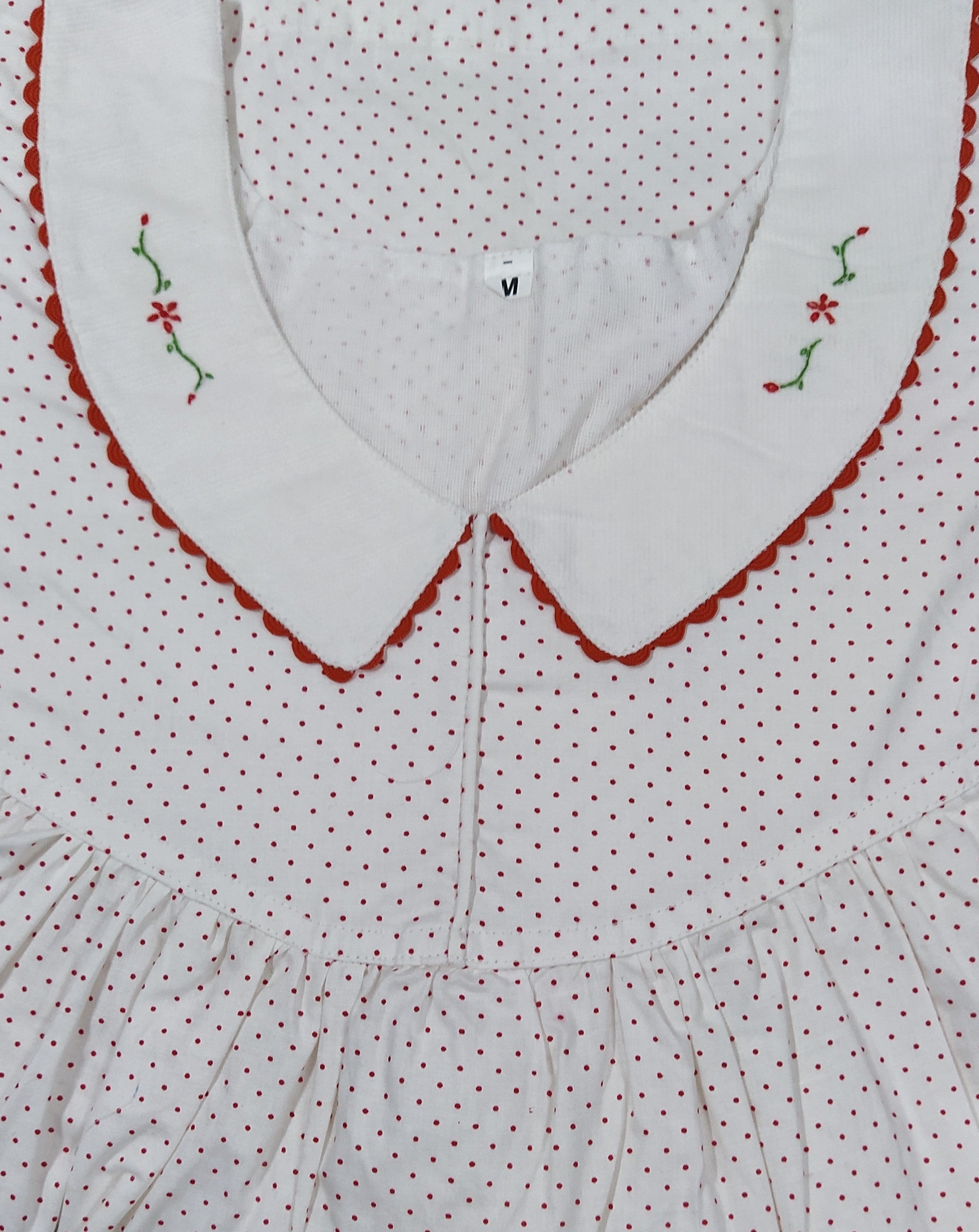 Cotton With Pockets, No Open Medium Printed Nighty