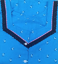 Cotton With Pockets, Half Open Large Printed Nighty