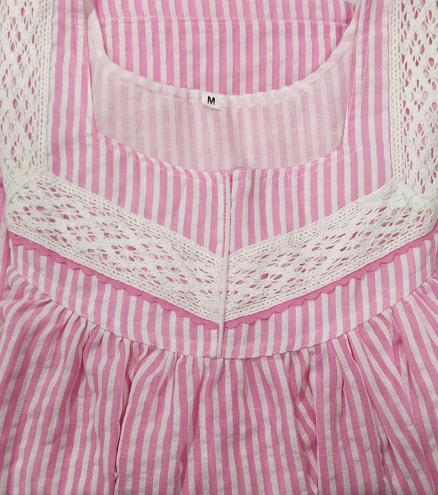 Bantex With Pockets, No Open Medium Printed Nighty