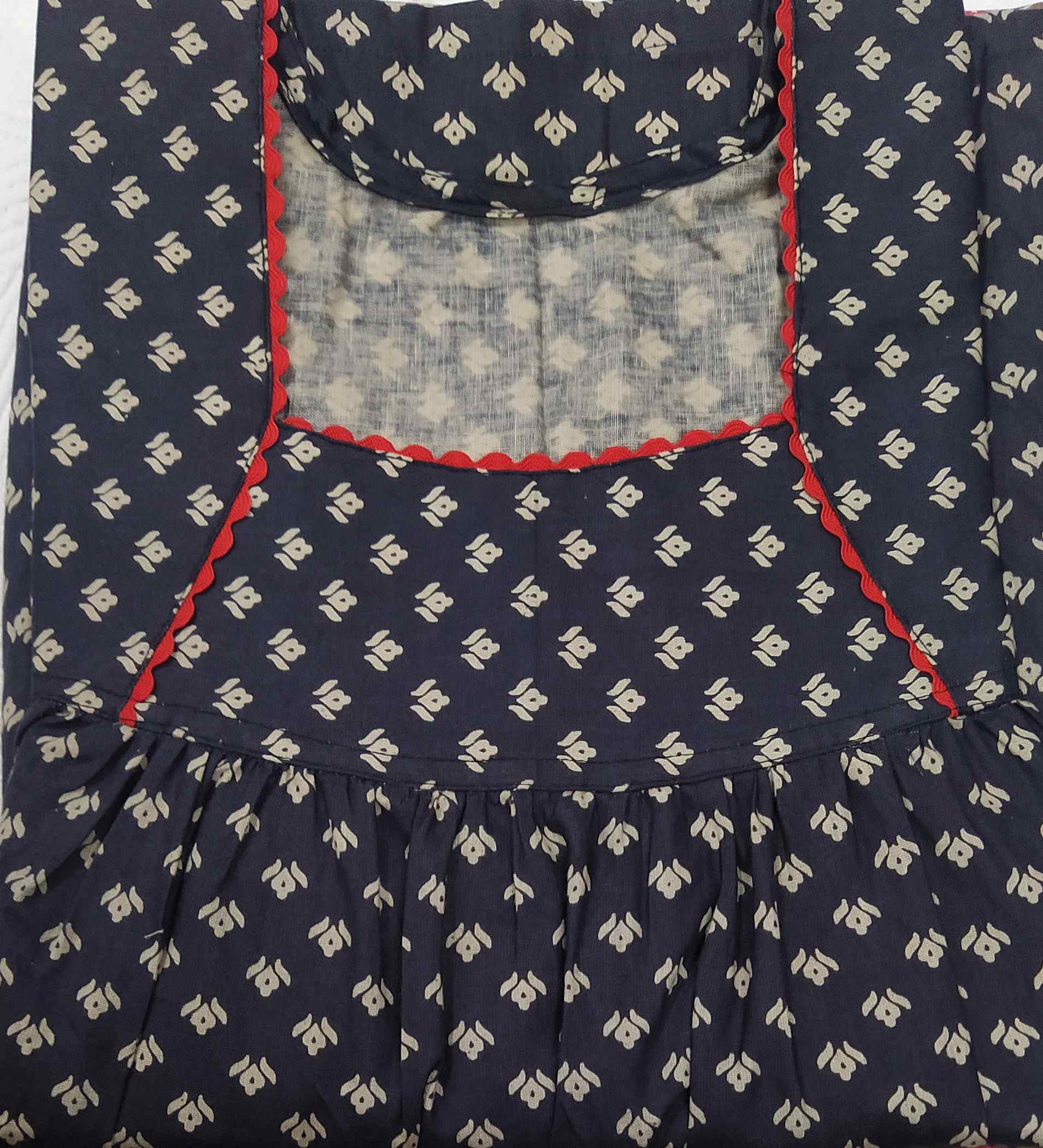 Cotton No Open Medium Printed Nighty