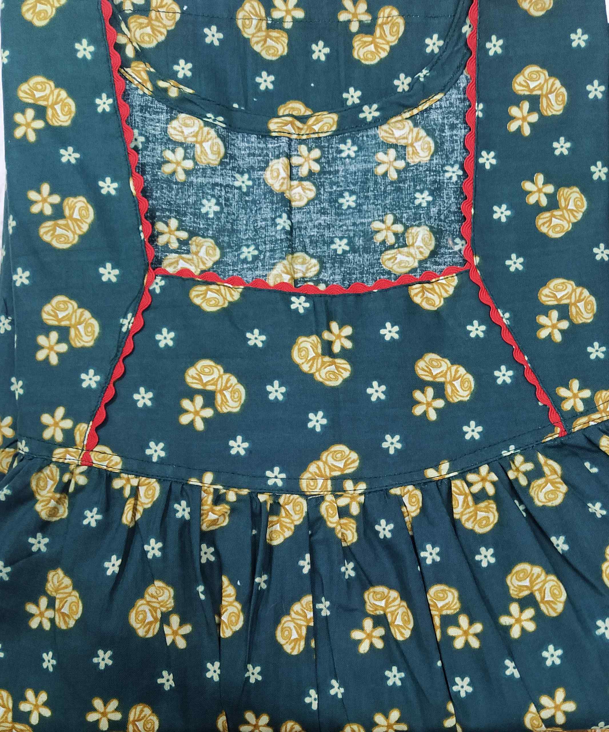 Cotton No Open Medium Printed Nighty
