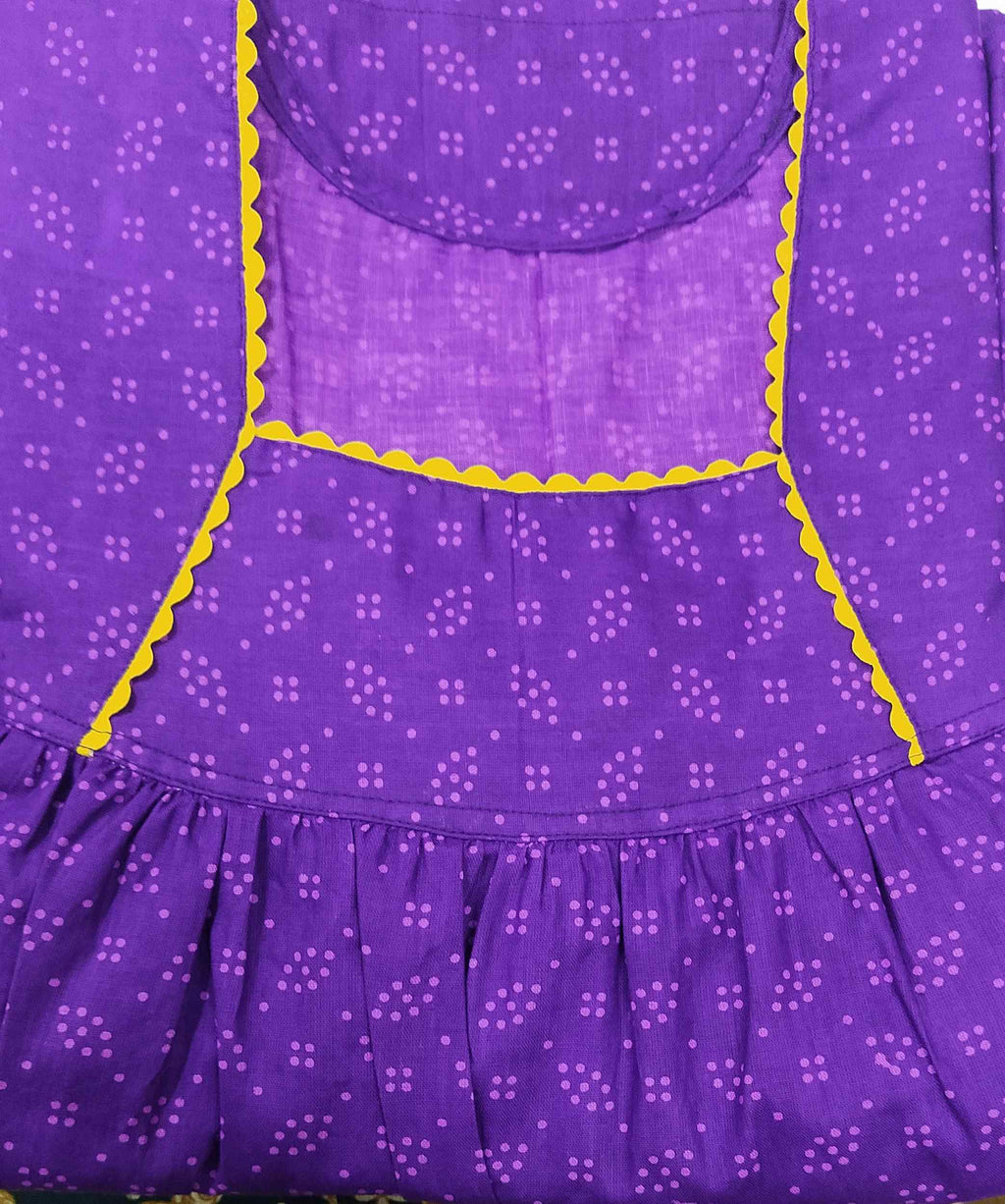 Cotton No Open Medium Printed Nighty