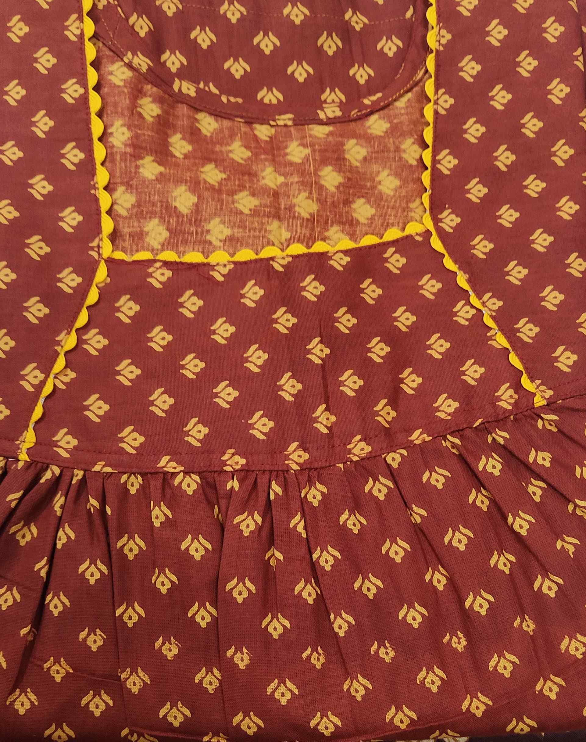 Cotton No Open Medium Printed Nighty