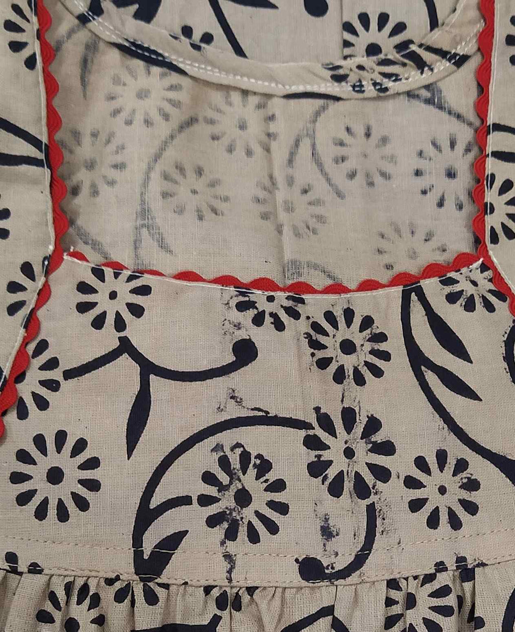 Cotton No Open Medium Printed Nighty