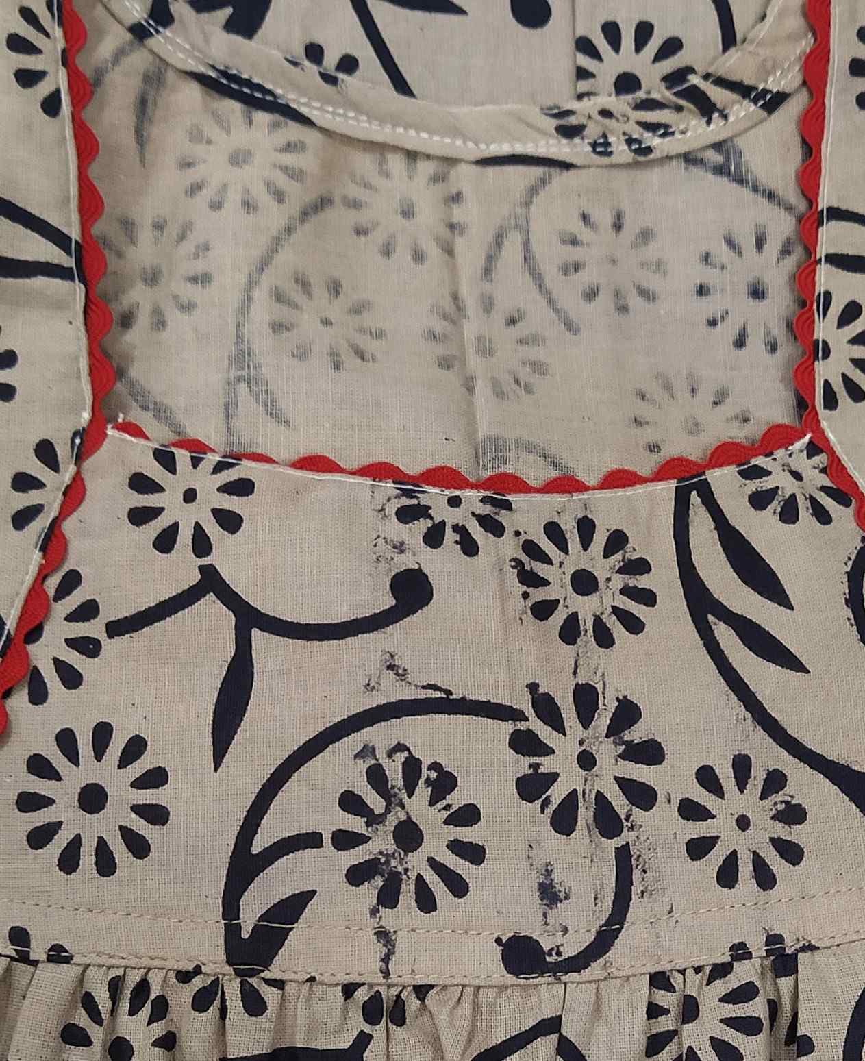 Cotton No Open Medium Printed Nighty