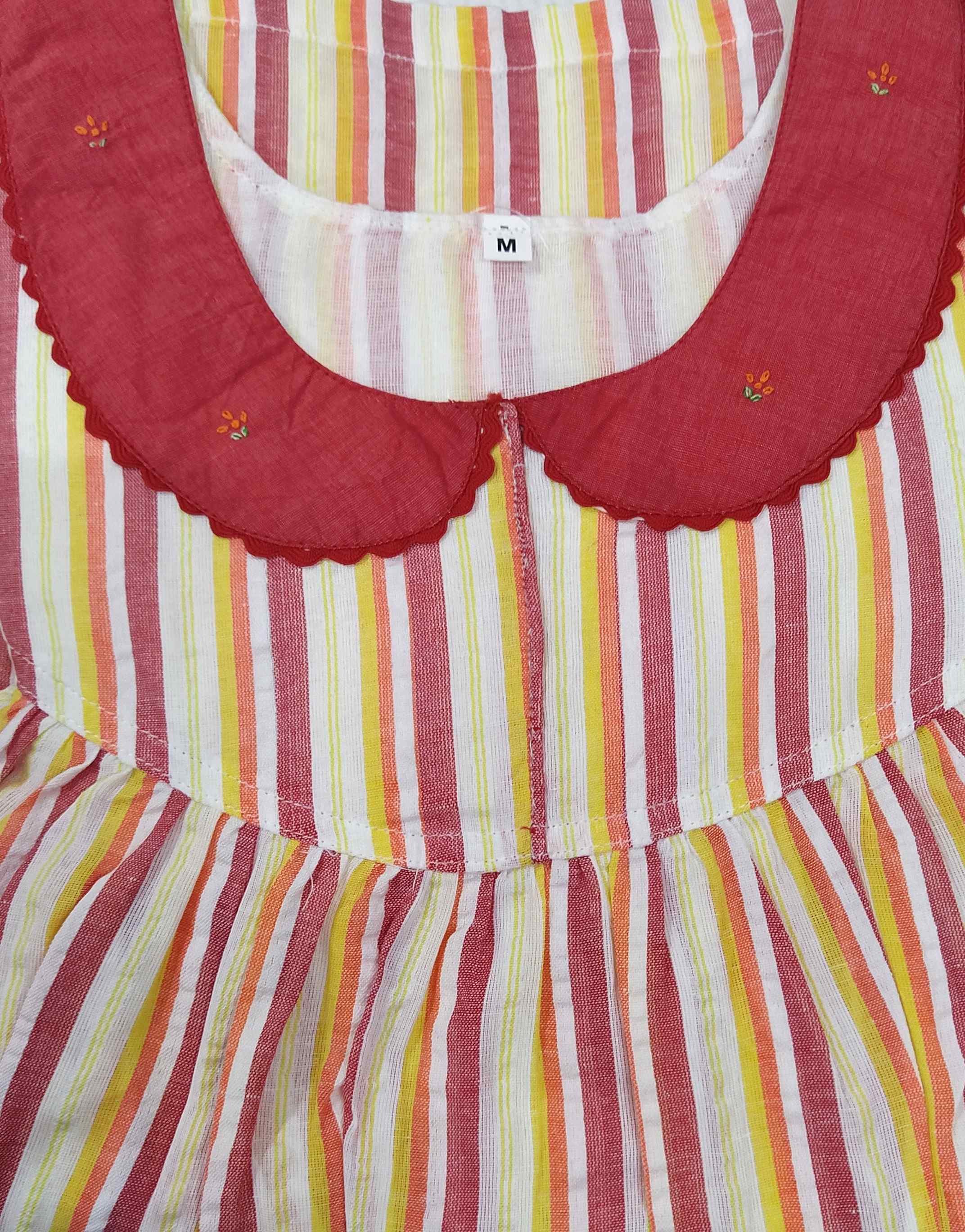 Bantex With Pockets, No Open Medium Printed Nighty