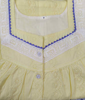 Hacoba With Pockets, Half Open Medium Printed Nighty